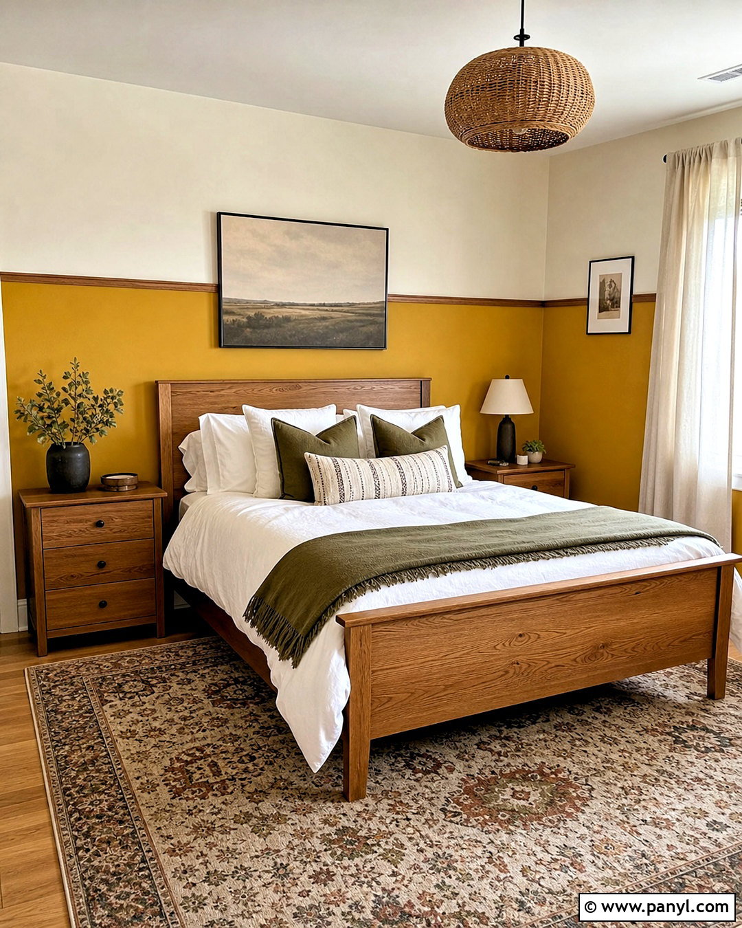 Yellow Half Wall Bedroom - 20 yellow walls bedroom ideas