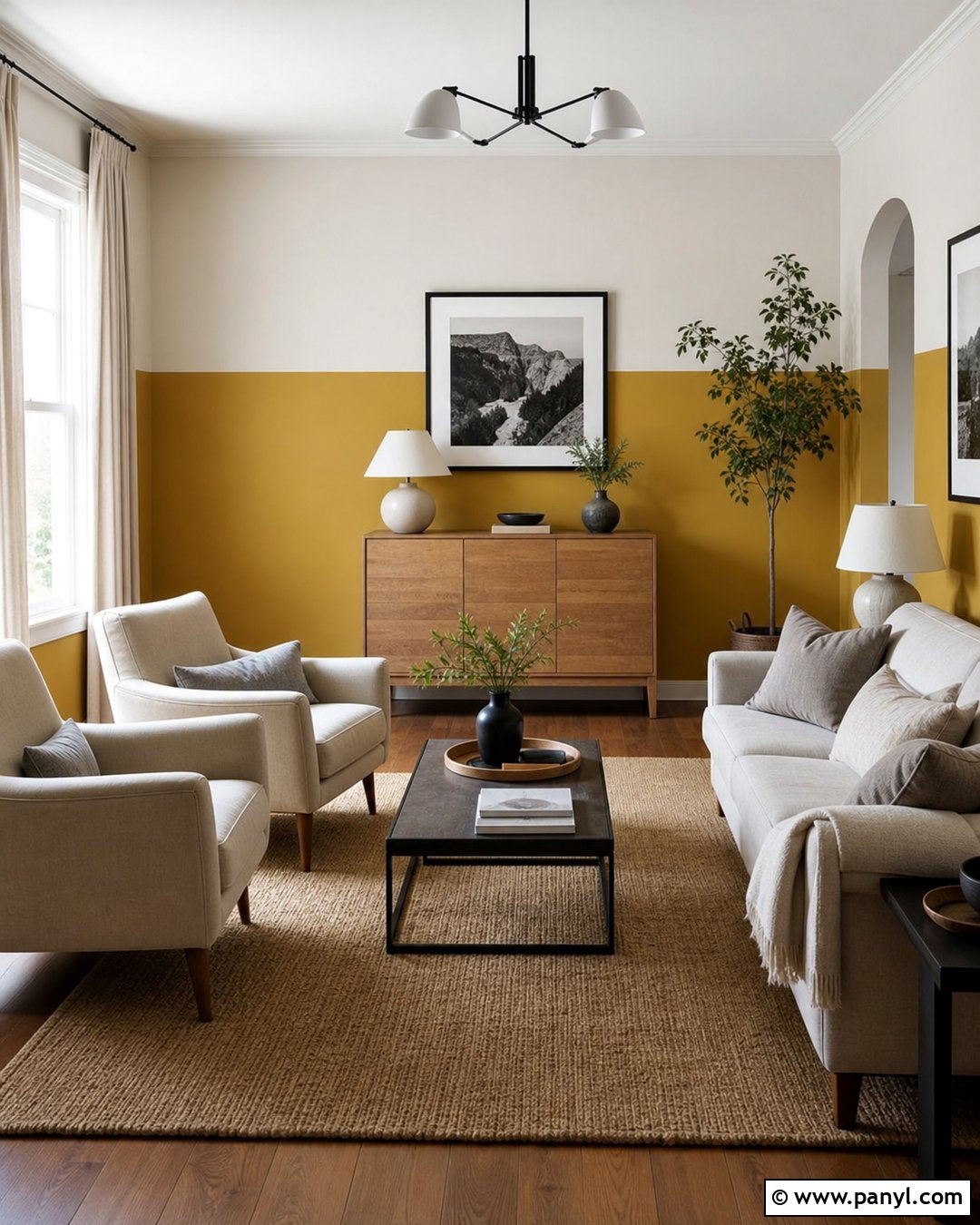 25 Yellow Accent Wall Living Room Ideas for a Cheerful Refresh