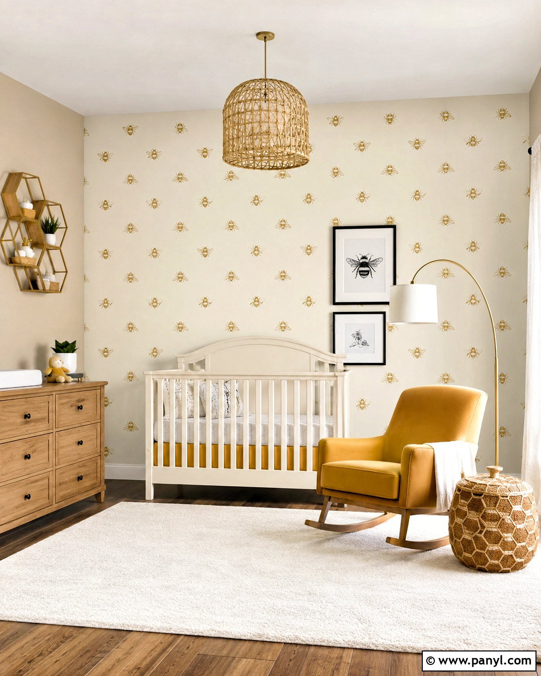 Yellow Honeybee Nursery - 20 nursery ideas yellow ideas