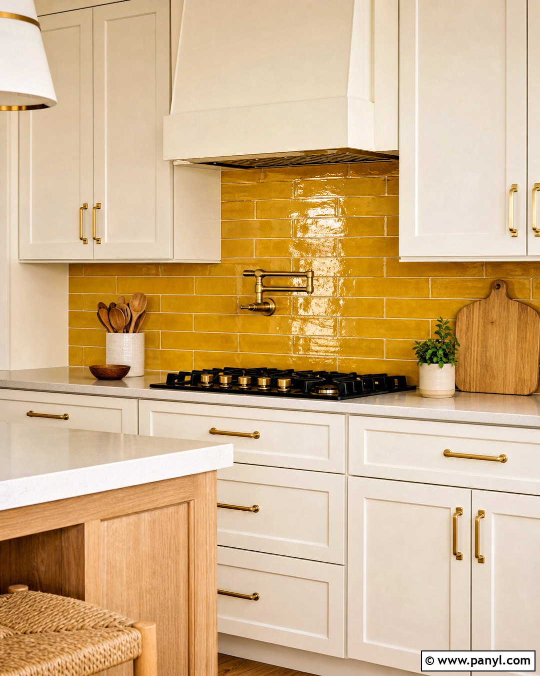 Yellow Kitchen Backsplash - 20 yellow kitchen ideas