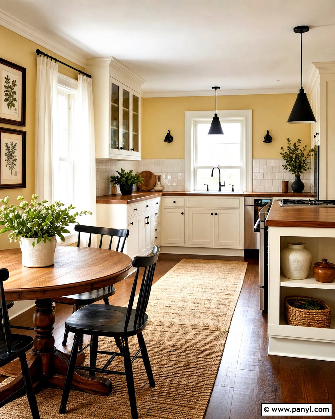 Yellow Kitchen Walls - 20 yellow kitchen decor ideas
