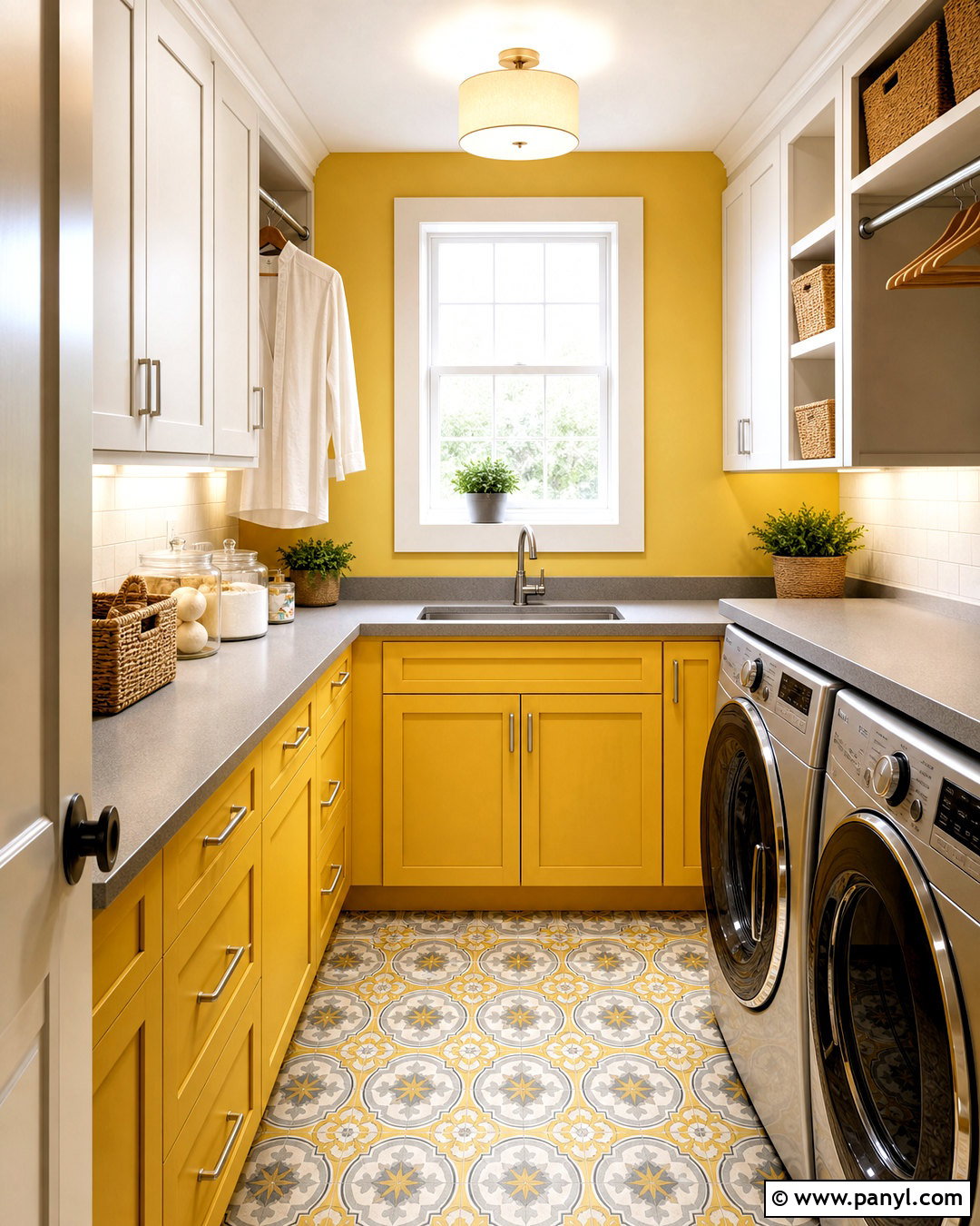 Yellow Laundry Room - 20 yellow room ideas