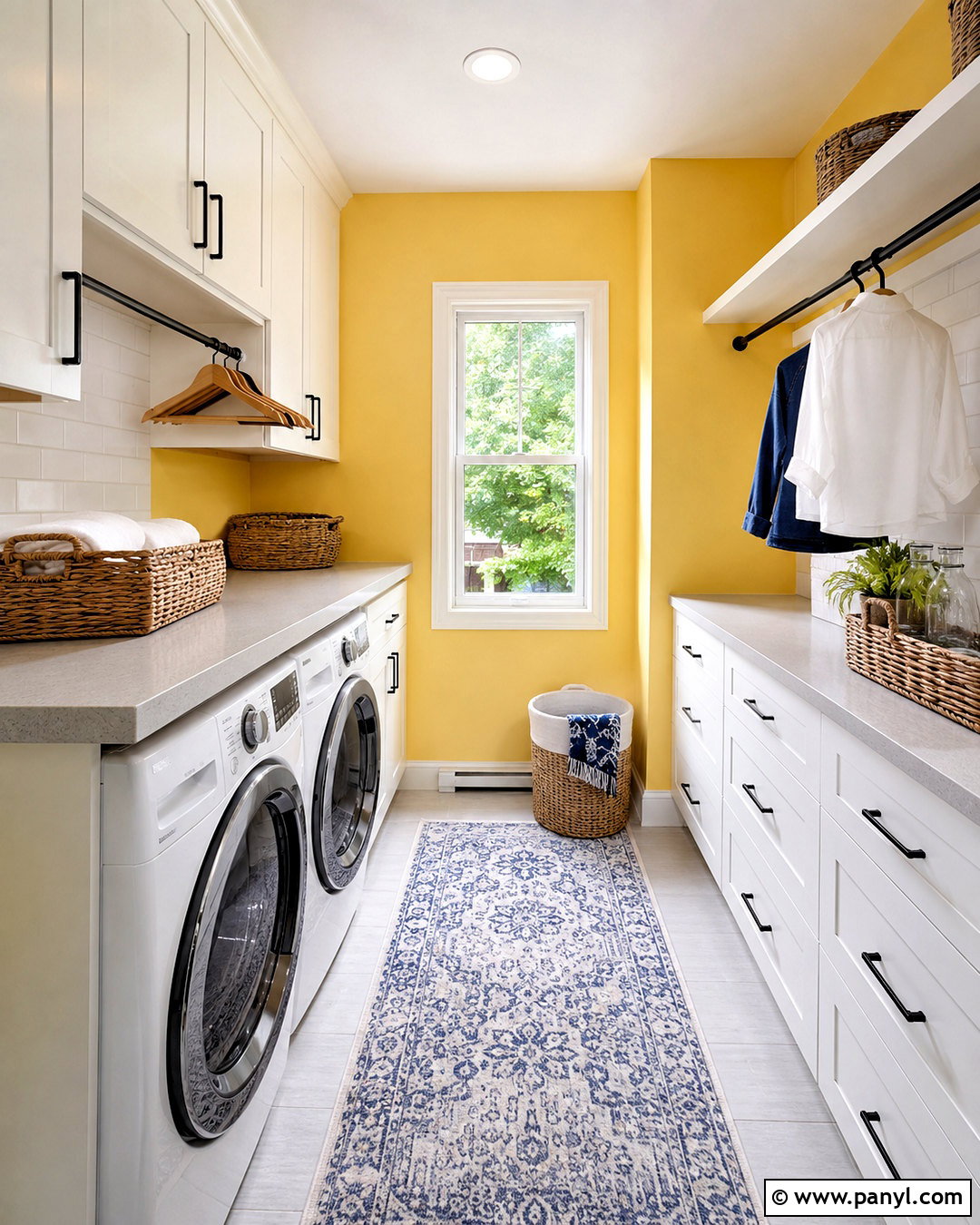 Yellow Laundry Room Walls - 35 yellow painted walls