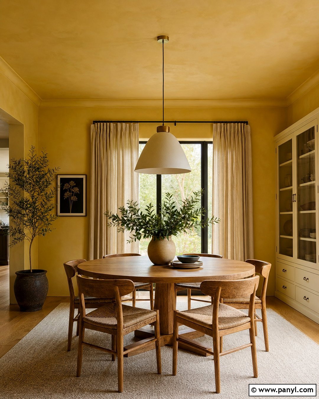 Yellow Limewash Ceiling Dining Room - 25 Yellow Limewash Walls