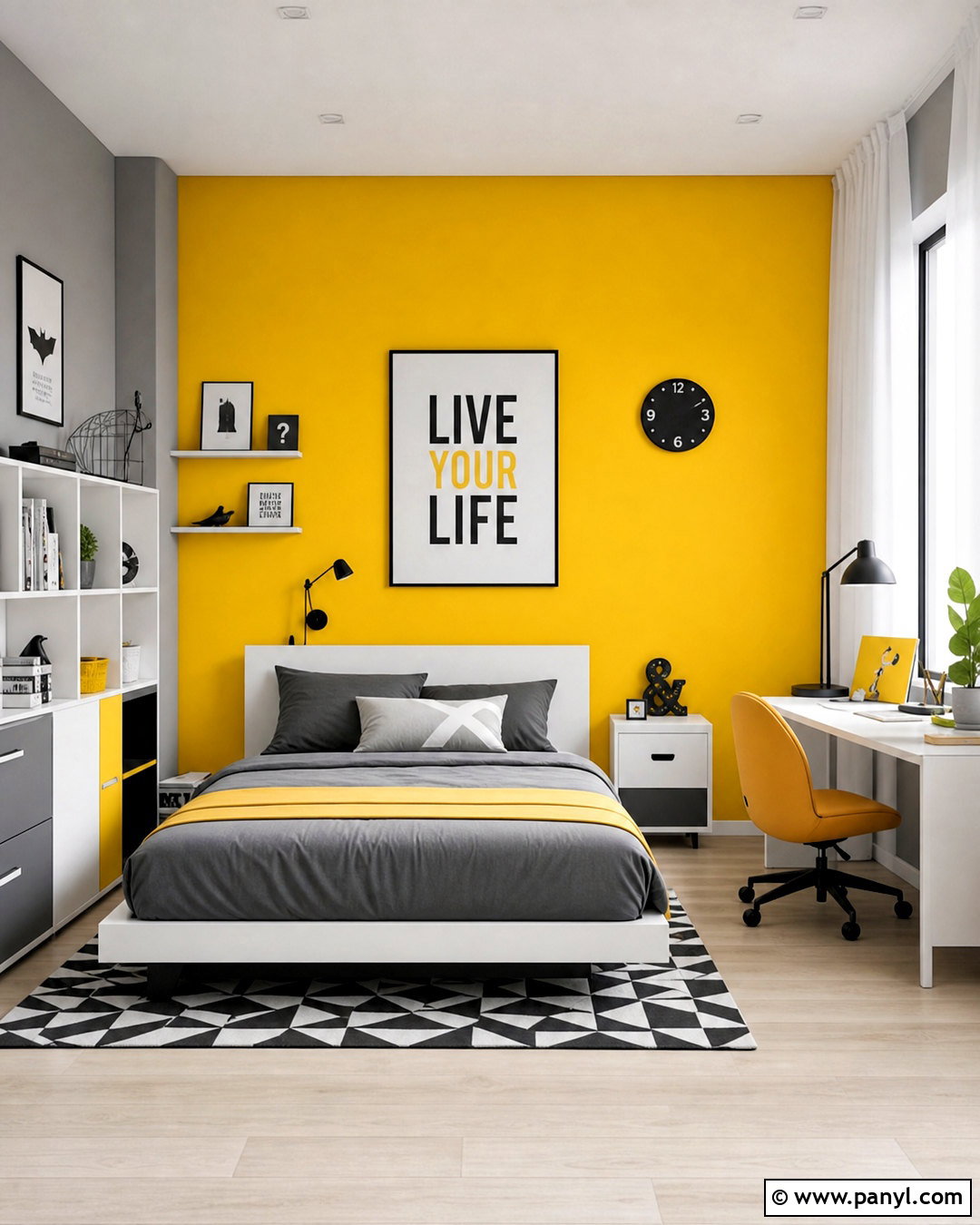 Yellow Modern Kids Room - 20 yellow kids rooms