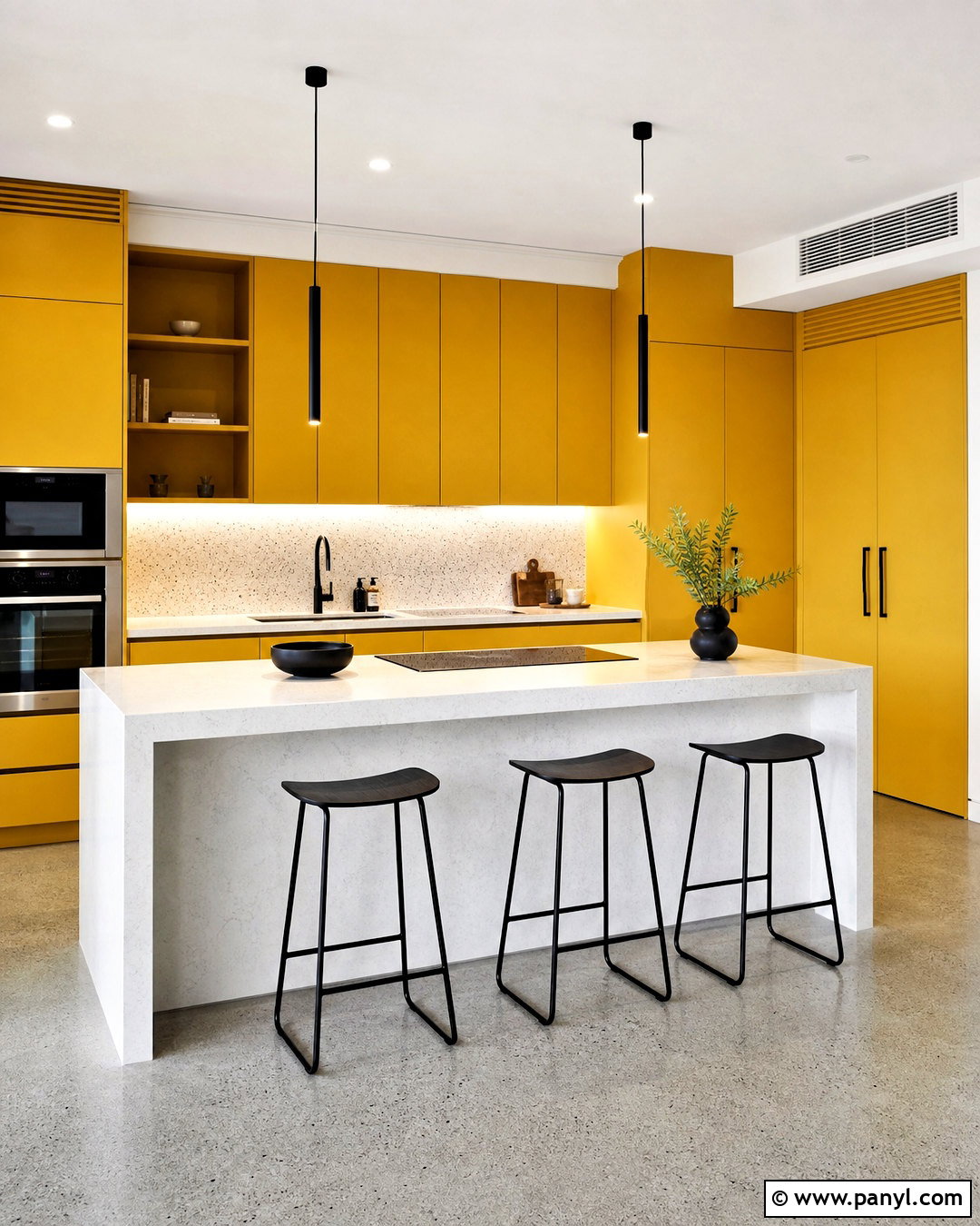 Yellow Modern Kitchen - 20 yellow kitchen ideas