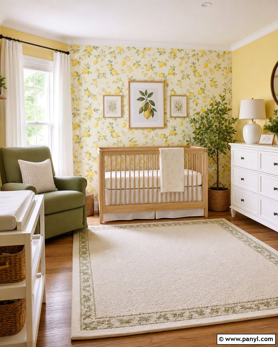 Yellow Nursery Lemon Wallpaper - 30 Yellow Nursery Walls