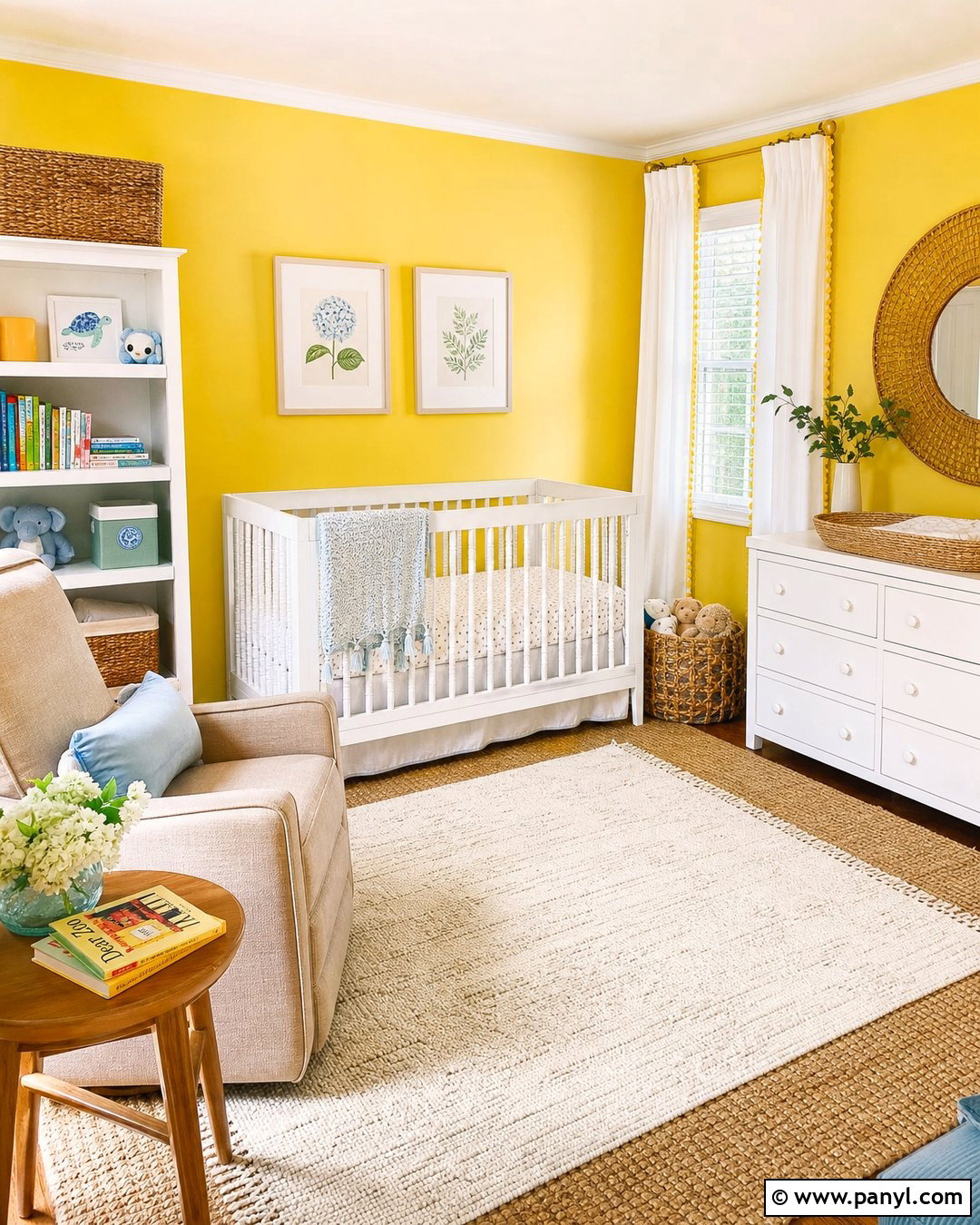 Yellow Nursery Walls With White Furniture - 30 Yellow Nursery Walls