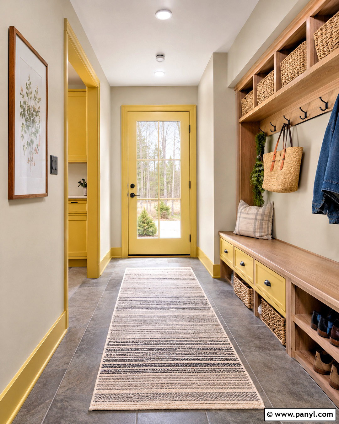 Yellow Painted Baseboards With Neutral Walls - 20 painted baseboards