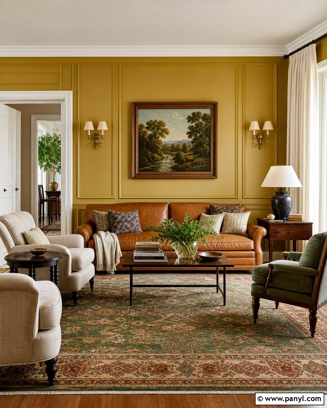 Yellow Paneled Walls - 20 Best Yellow Wall Color Ideas