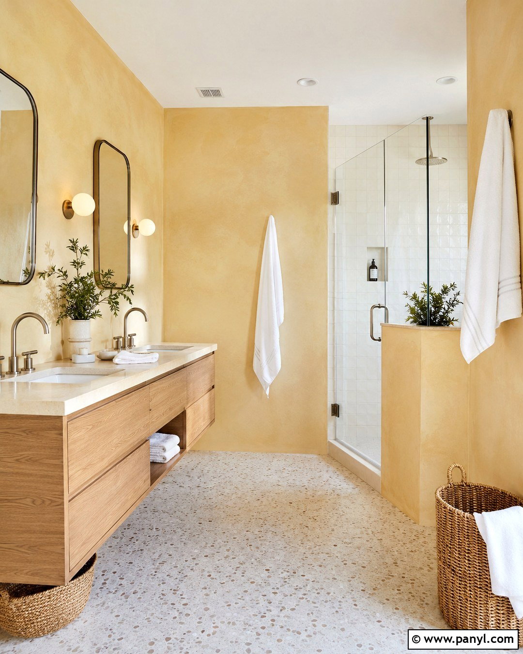 Yellow Plaster Bathroom - 20 Yellow Plaster Walls