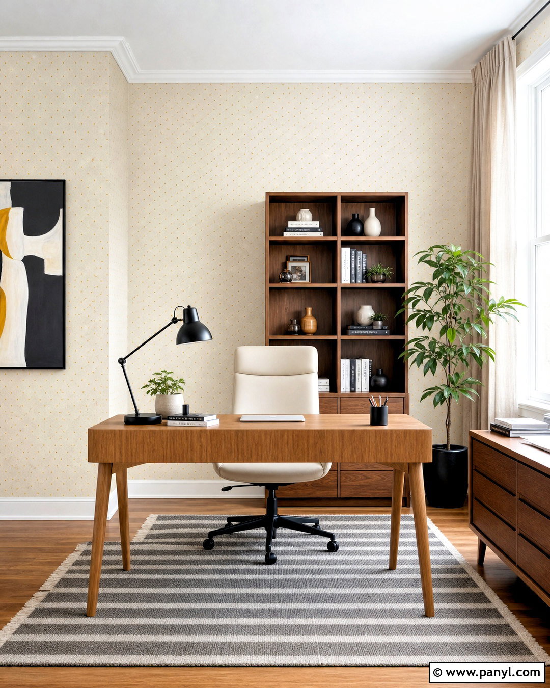 Yellow Polka Dot Wallpaper Home Office - 20 yellow polka dot wallpaper ideas