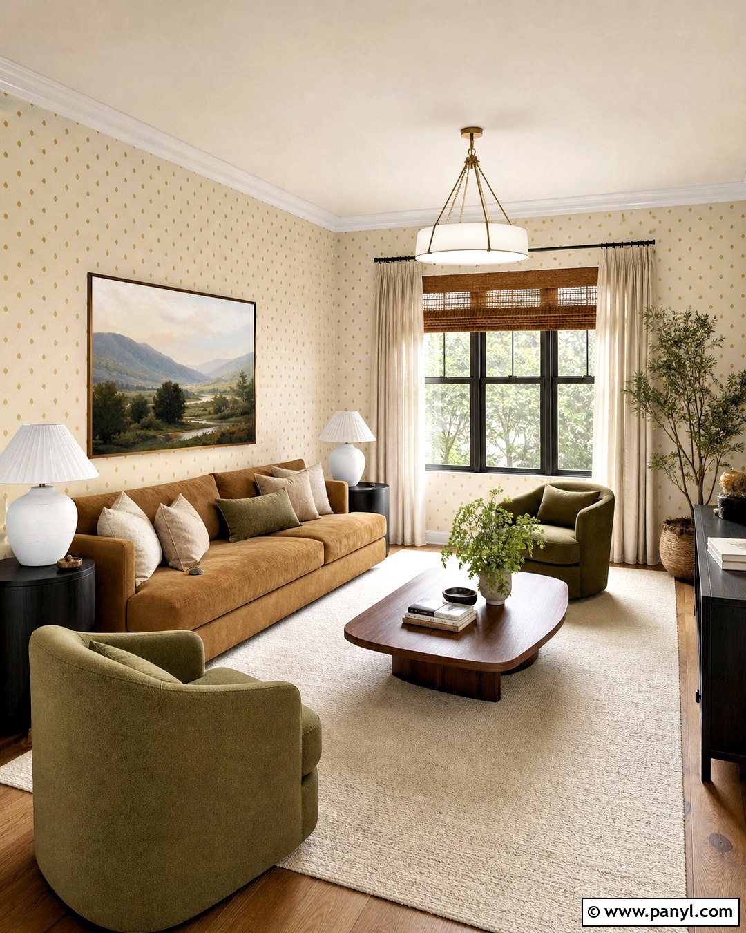 Yellow Polka Dot Wallpaper Living Room - 20 yellow polka dot wallpaper ideas
