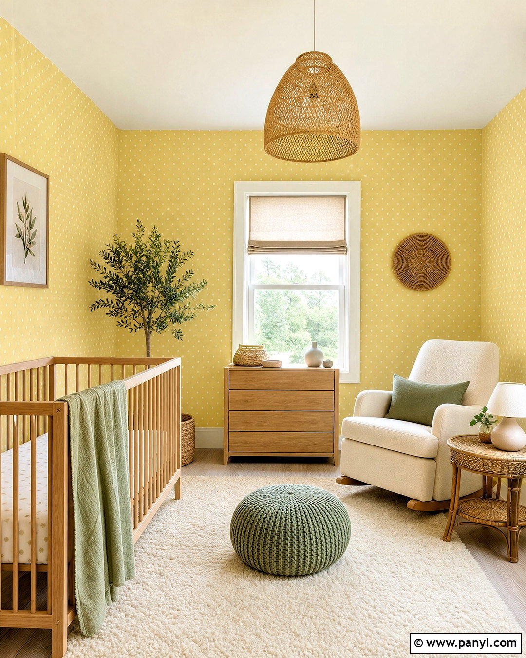 Yellow Polka Dot Wallpaper Nursery - 20 yellow polka dot wallpaper ideas