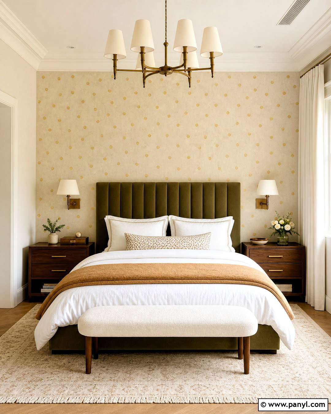 Yellow Polka Dot Wallpaper Primary Bedroom - 20 yellow polka dot wallpaper ideas