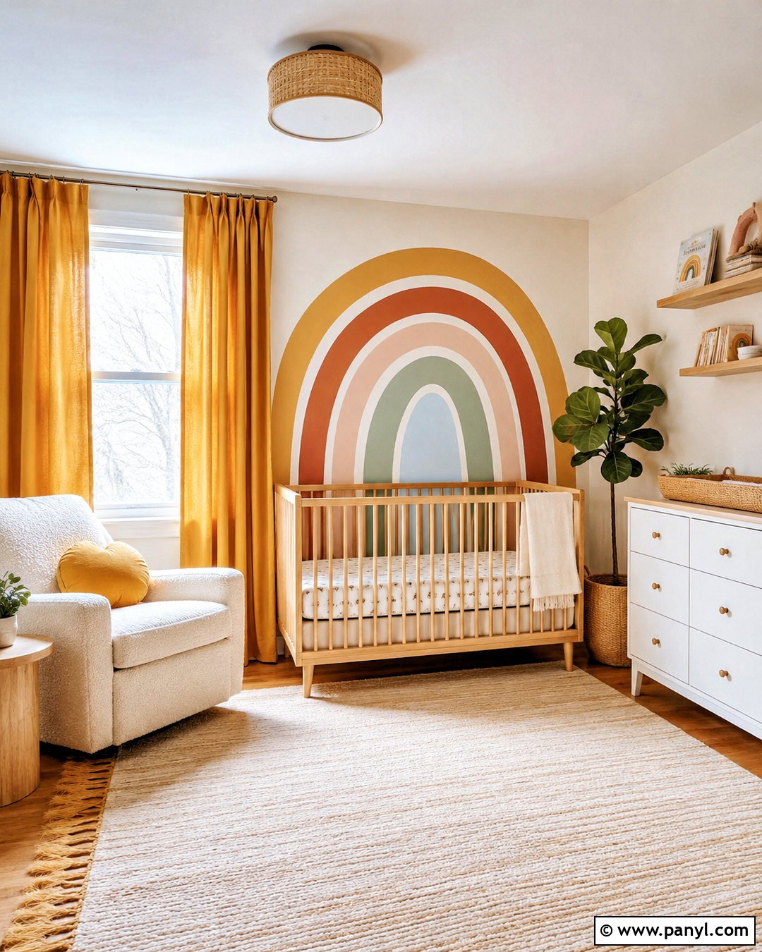 Yellow Rainbow Nursery - 20 nursery ideas yellow ideas
