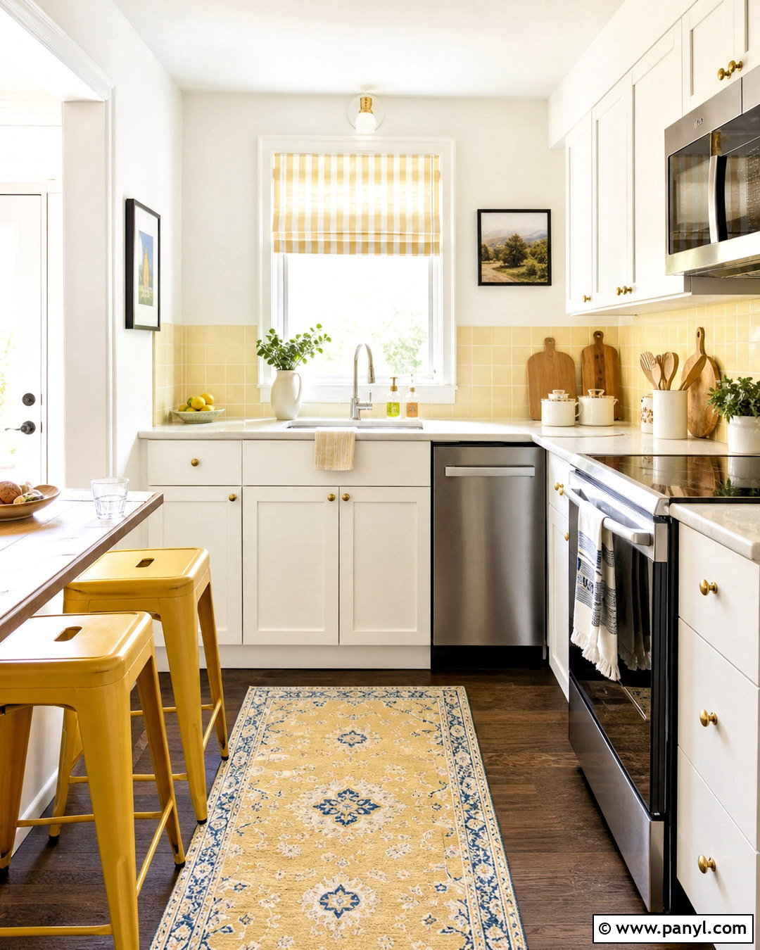 Yellow Rental Kitchen - 20 yellow kitchen decor ideas