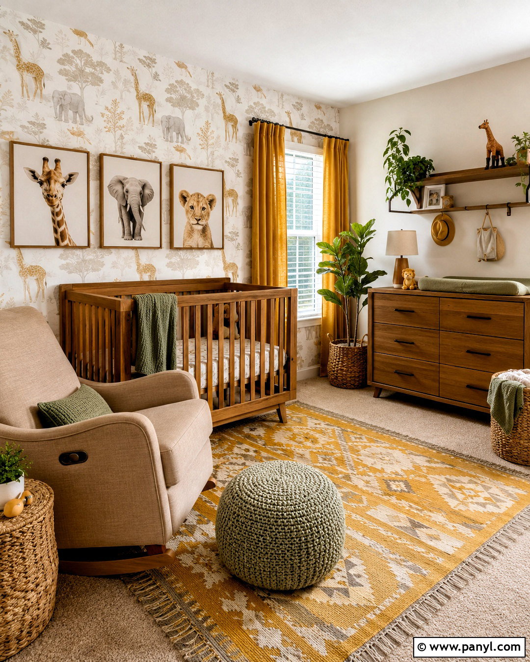 Yellow Safari Nursery - 20 nursery ideas yellow ideas