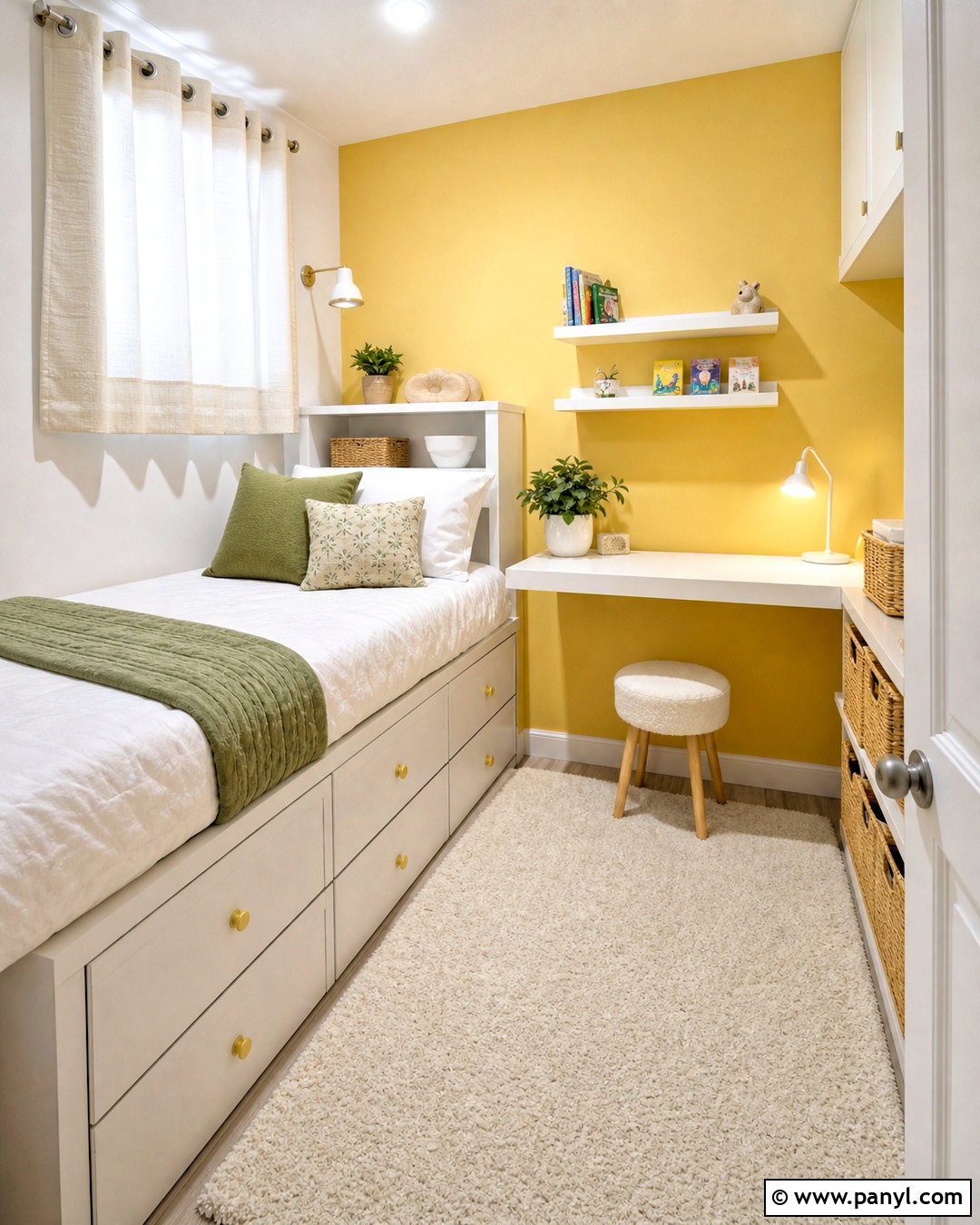 Yellow Small Childrens Bedroom - 20 yellow childrens bedroom ideas