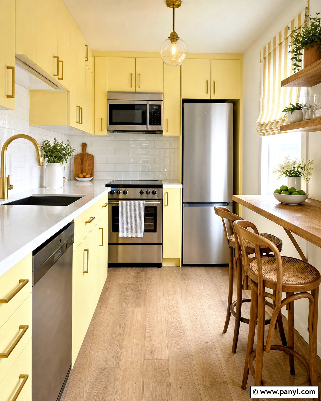 Yellow Small Kitchen - 20 yellow kitchen ideas