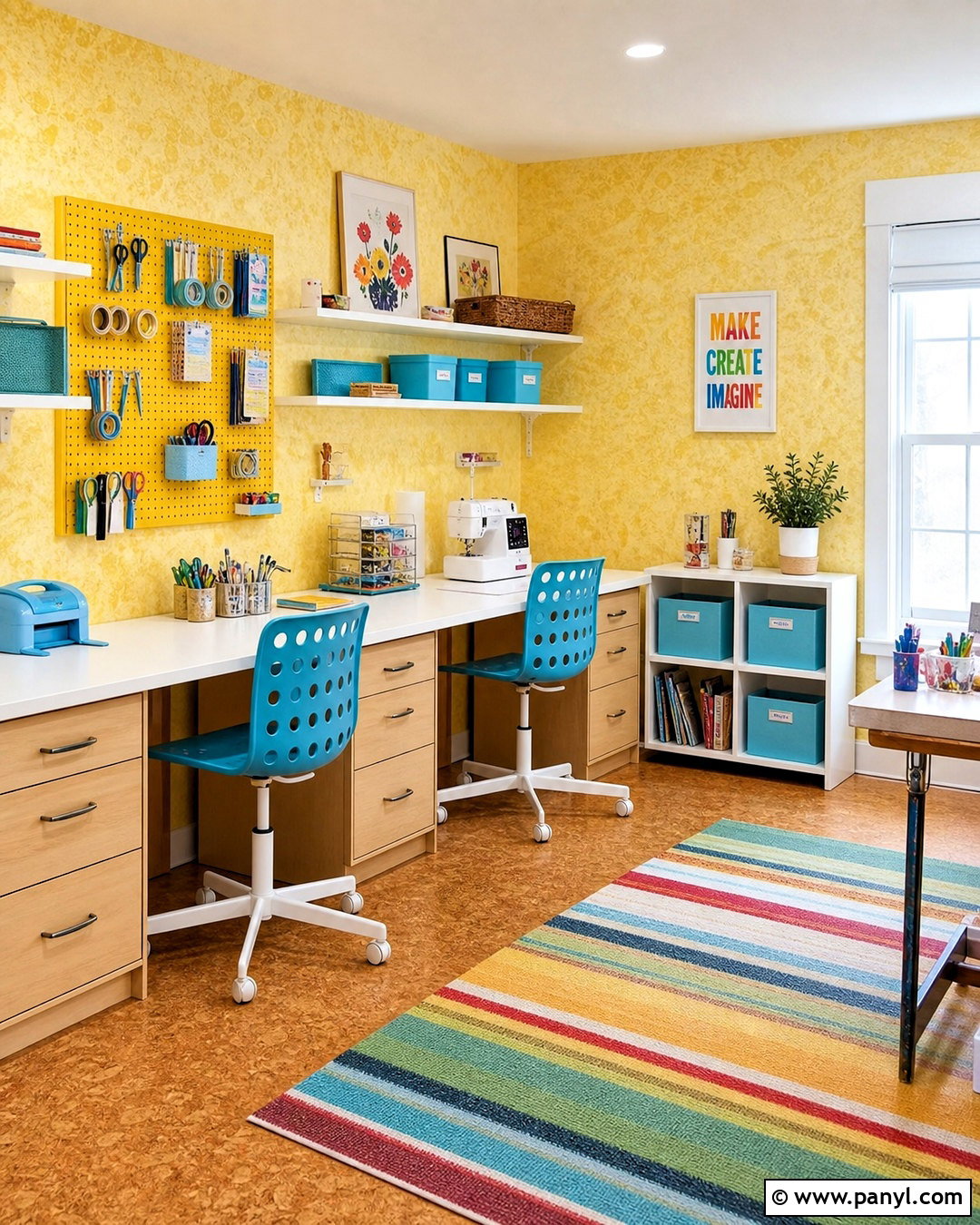 Yellow Sponge Paint Wall - 20 yellow wall texture ideas