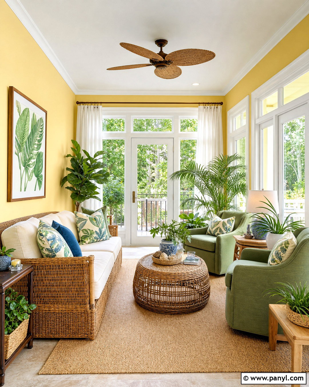 Yellow Sunroom Walls - 20 yellow wall painting ideas