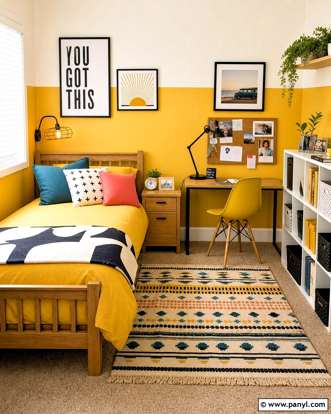 Yellow Teen Bedroom - 20 yellow bedroom aesthetic ideas