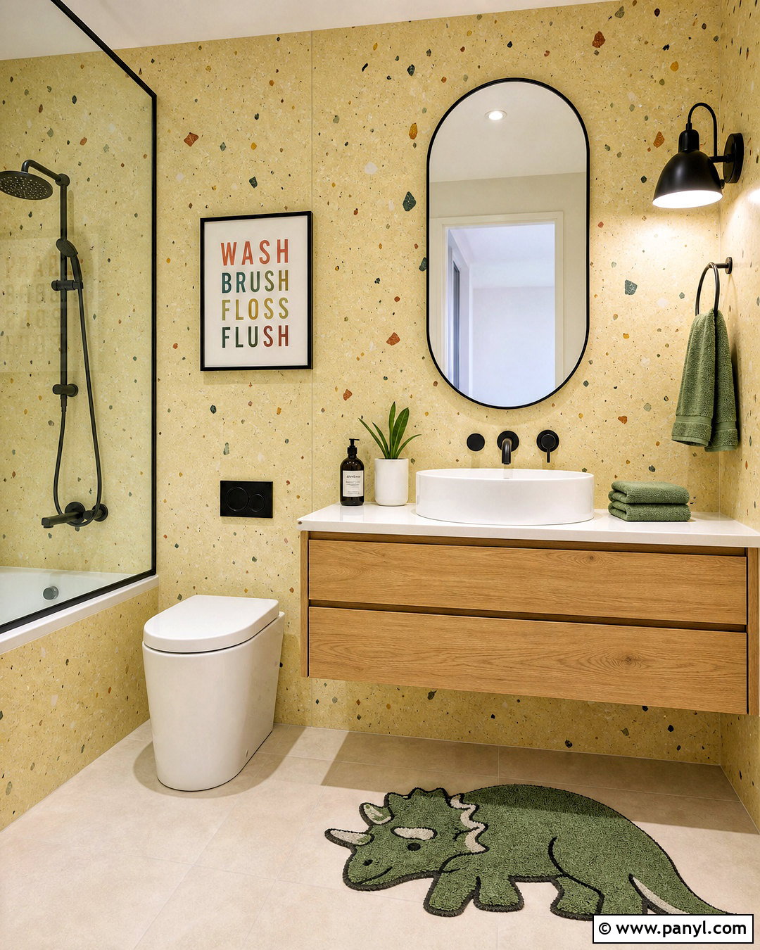 Yellow Terrazzo Texture Wall - 20 yellow wall texture ideas