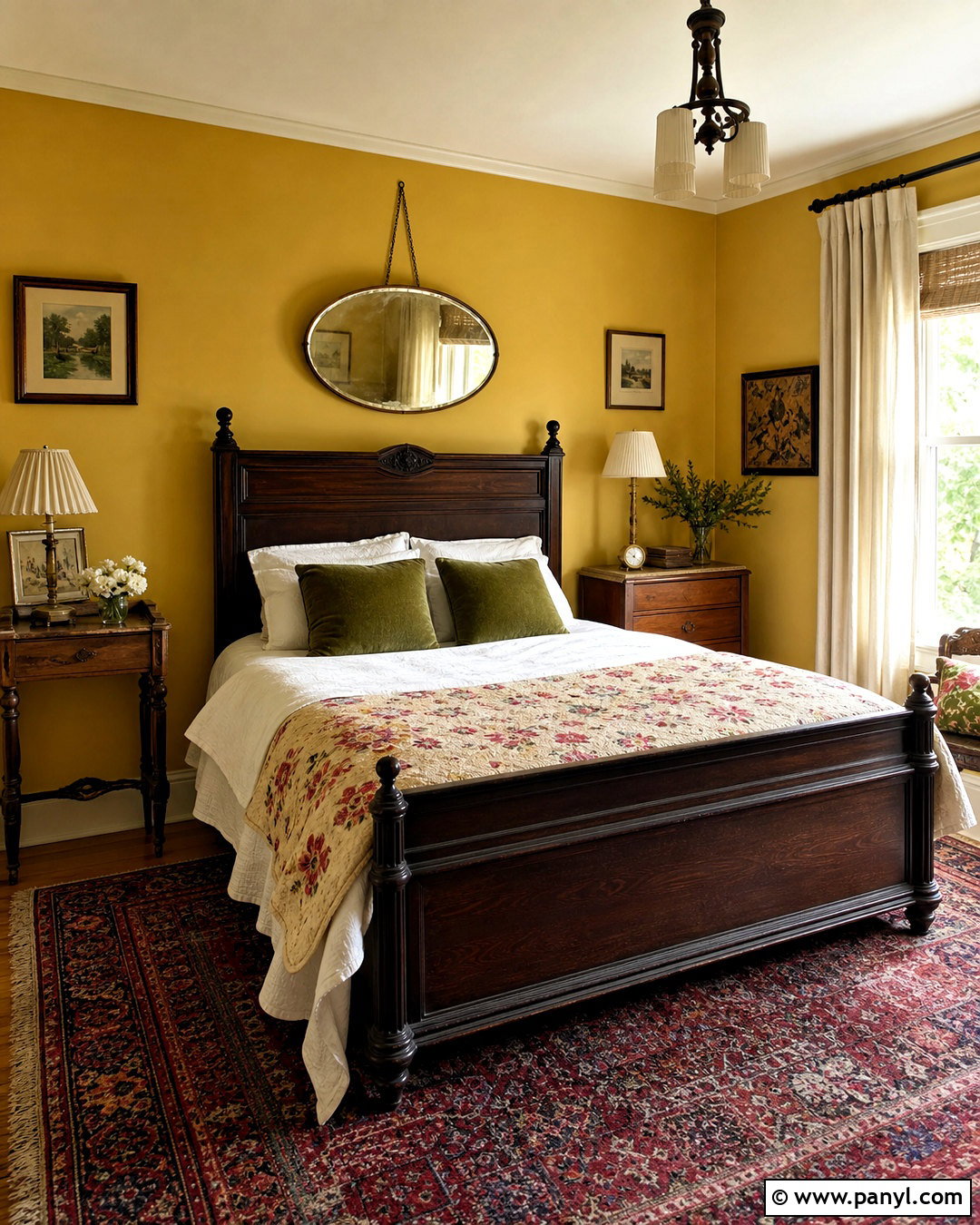 Yellow Vintage Bedroom - 20 yellow room aesthetic ideas