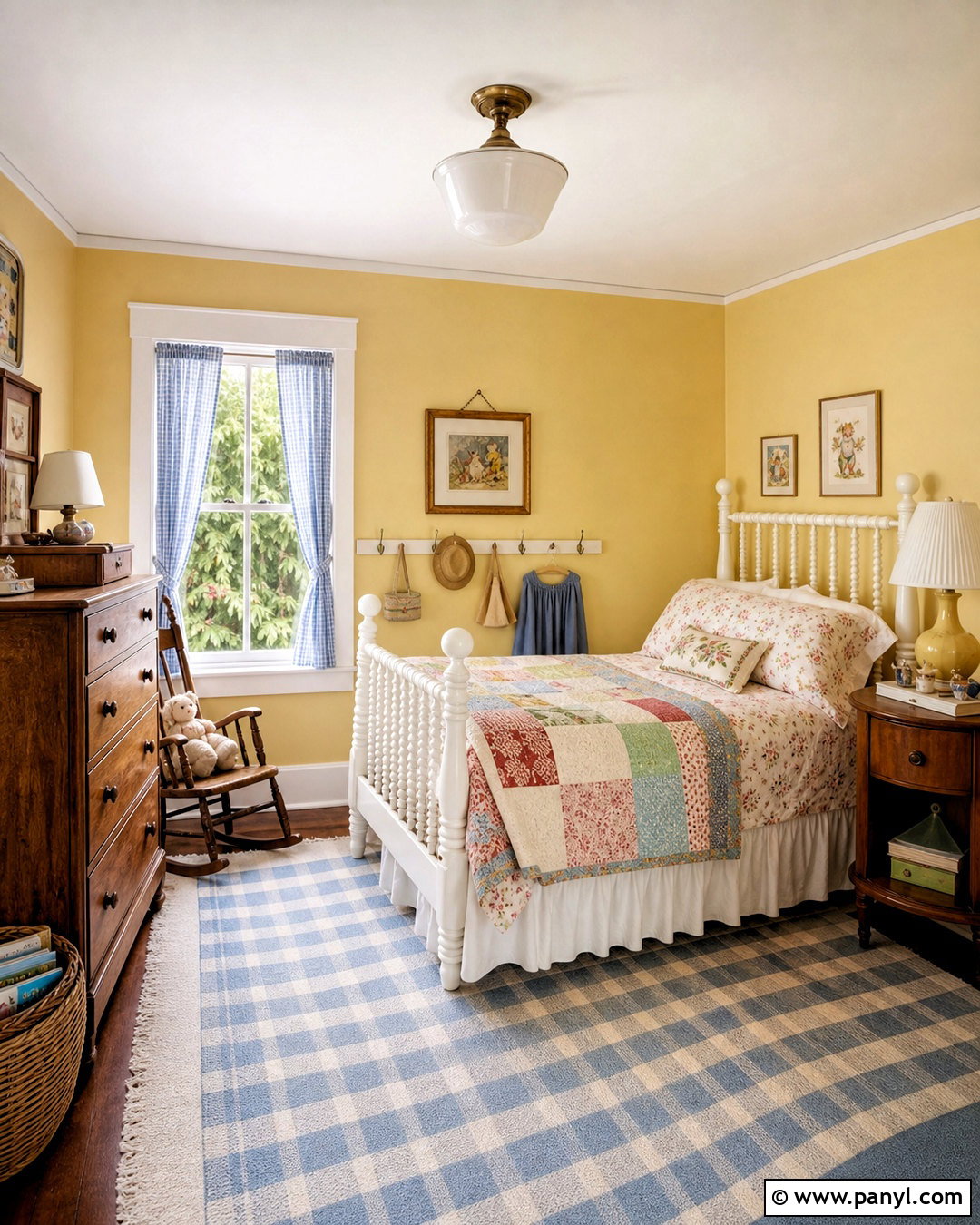 Yellow Vintage Kids Room - 20 yellow kids rooms
