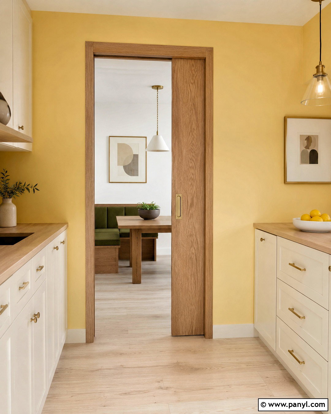 Yellow Wall With Pocket Open Door - 20 Yellow Wall With Open Door Ideas