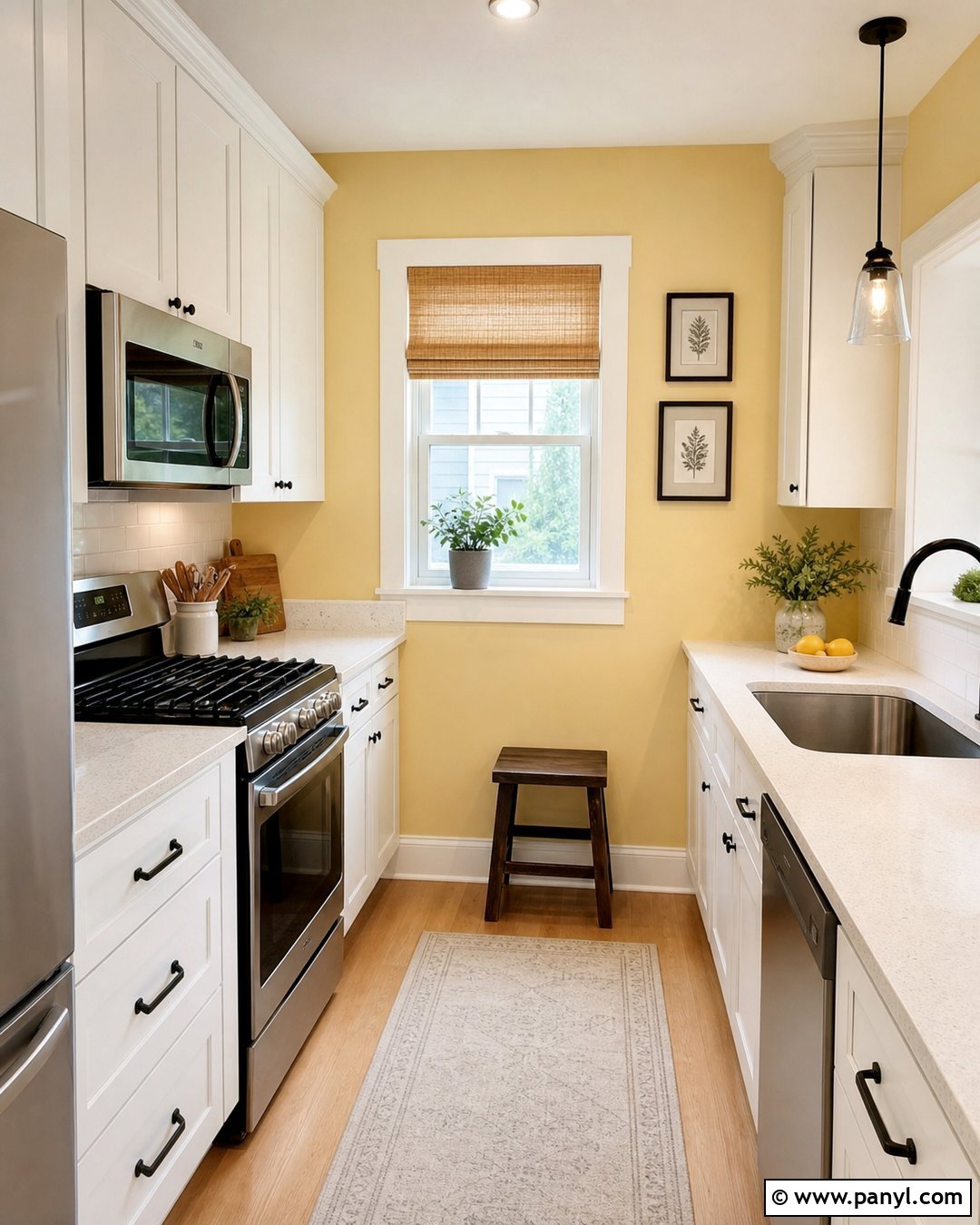 Yellow Walls In A Small Kitchen - 30 Yellow Walls Kitchen Ideas
