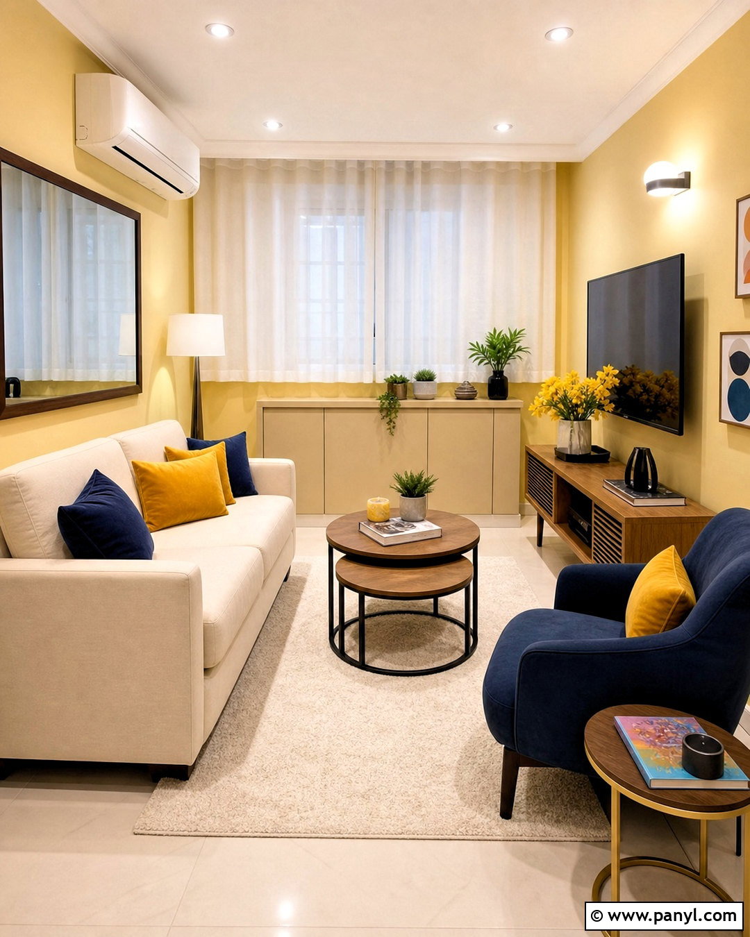 Yellow Walls Living Room For Small Spaces - 20 yellow walls living room decor ideas