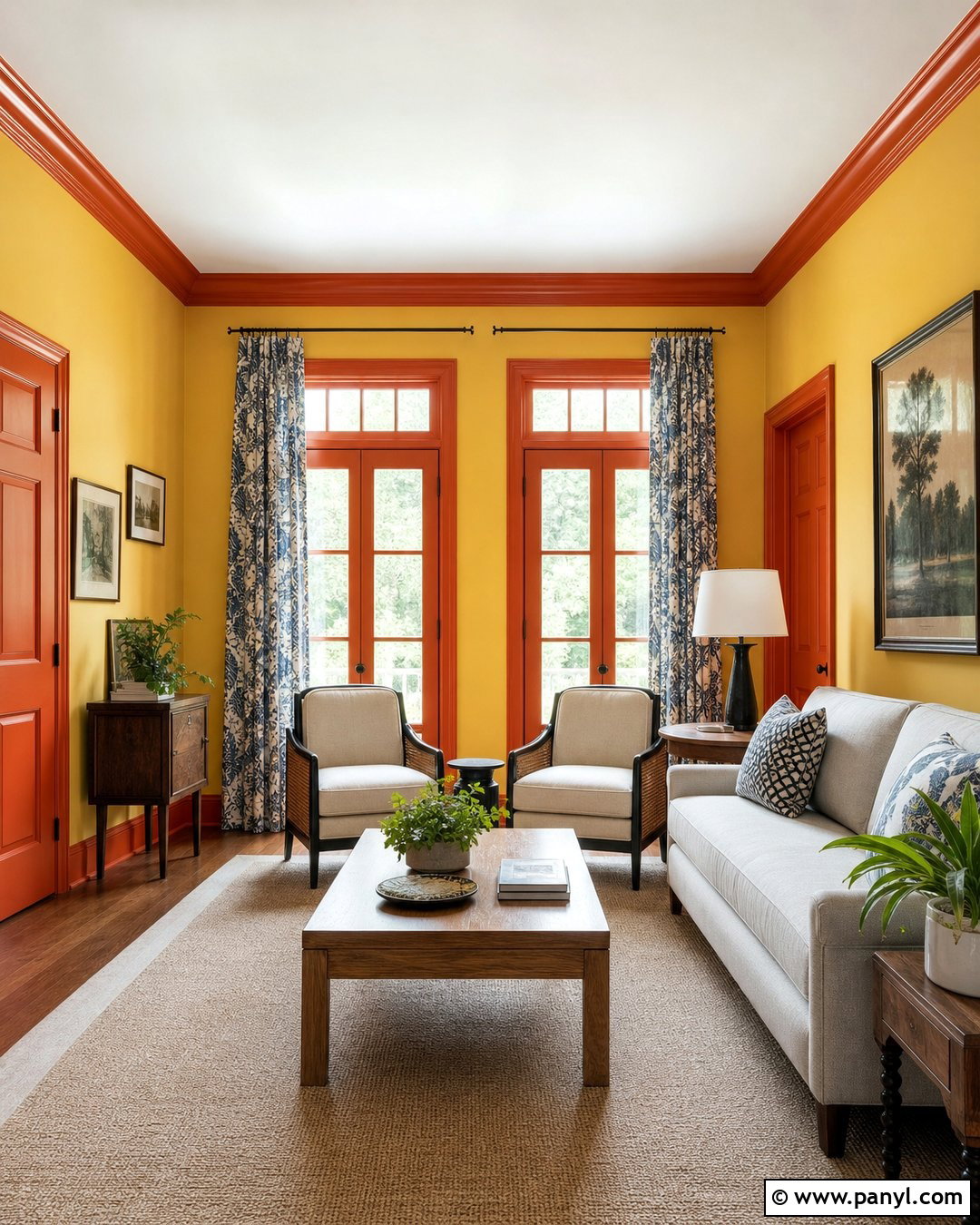 20 Bright Yellow and Orange Walls for Cheerful, Bold Rooms