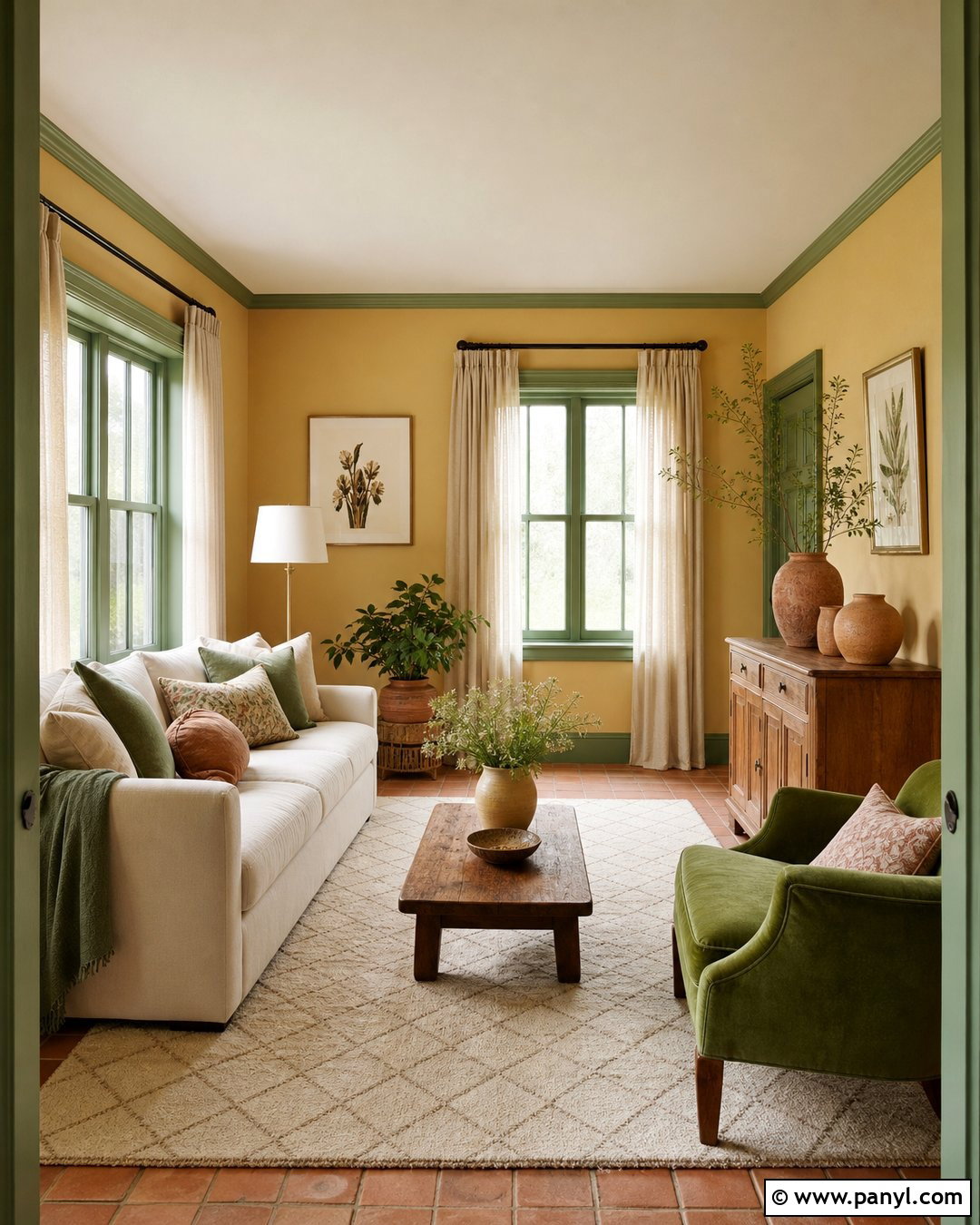 Yellow Walls With Painted Trim - 20 Best Yellow Wall Color Ideas