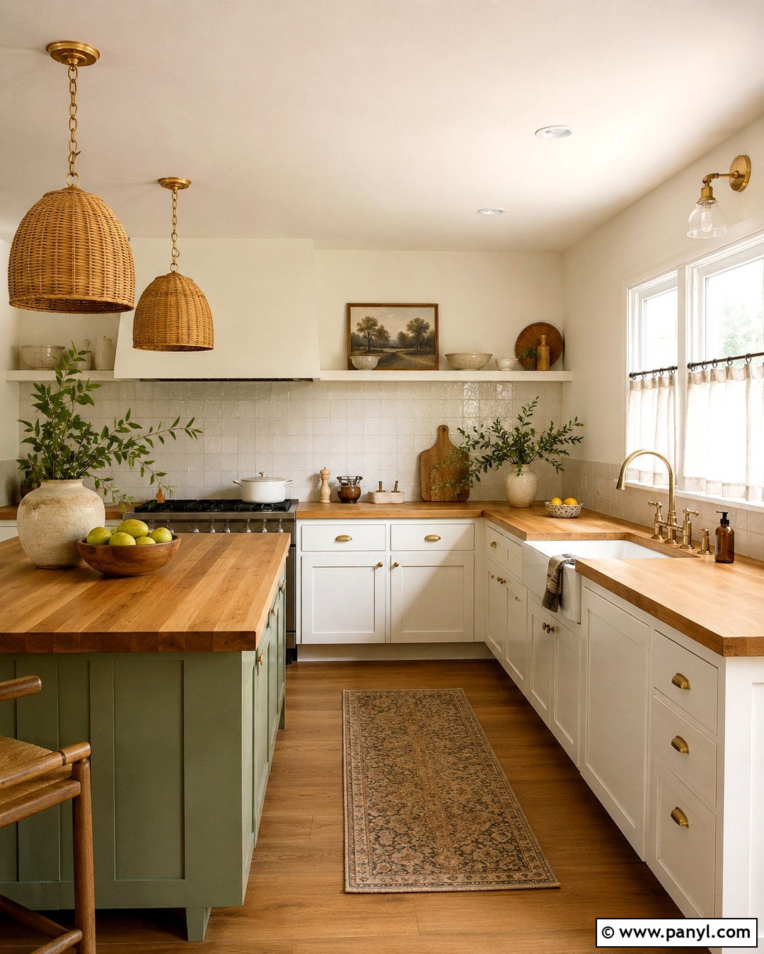 Yellow White Wall Paint Cottage Kitchen - 20 Types Of White Wall Paint Ideas