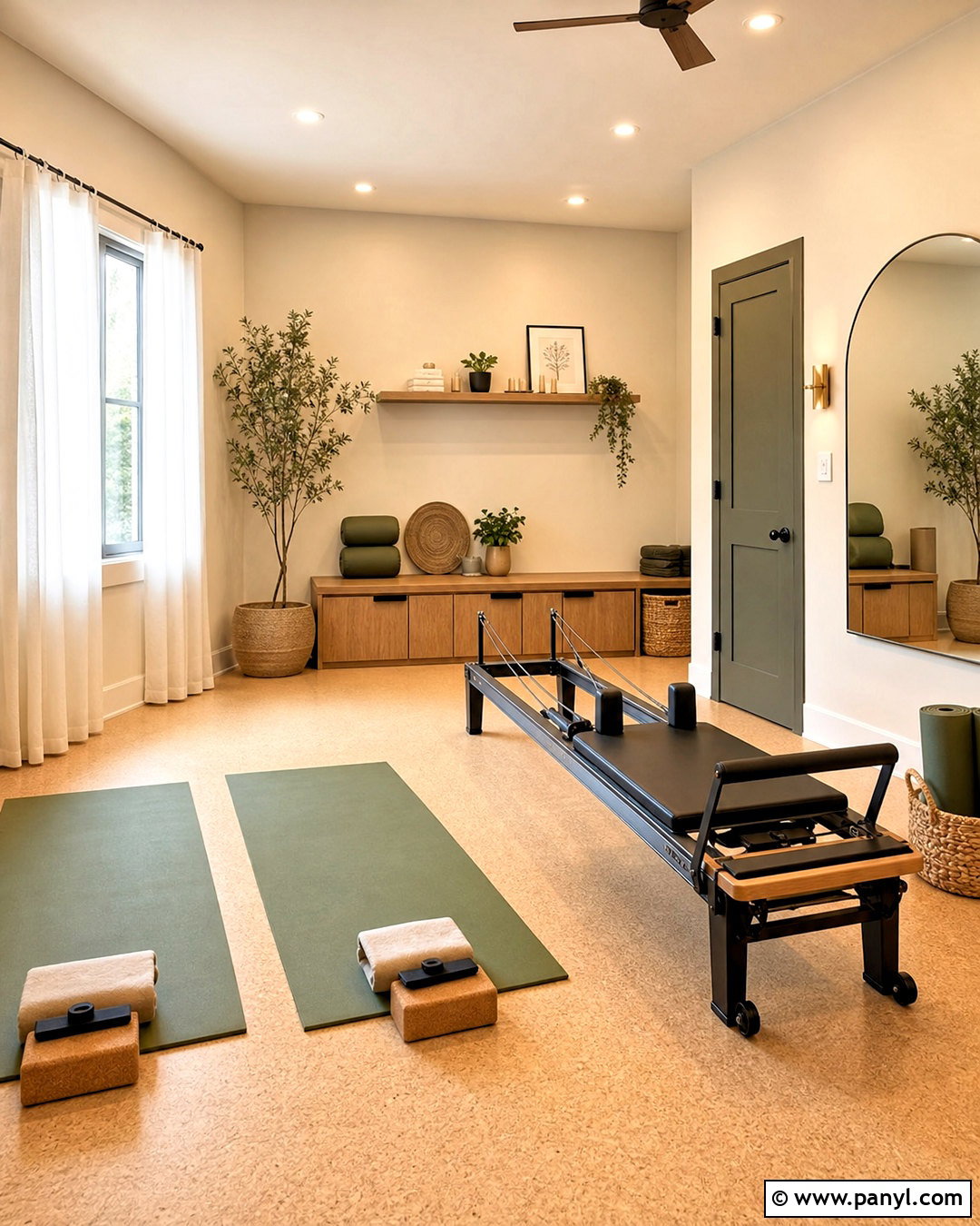 Yoga And Pilates Gym Room - 20 house gym room ideas